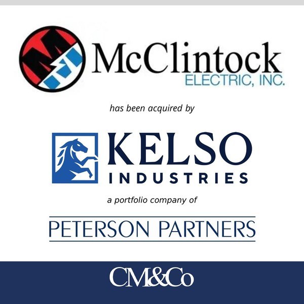 McClintock Electric, Inc. transaction tombstone