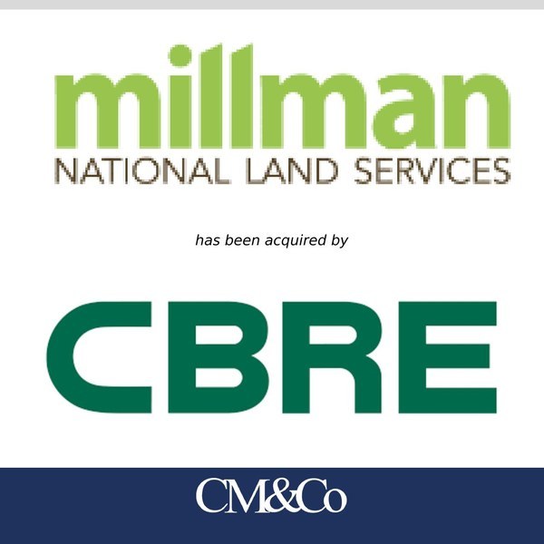 Millman Land Services transaction tombstone